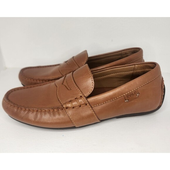 Polo Ralph Lauren Reynold Leather Driver Loafer Men\'s Size 7D 11721 main image 10